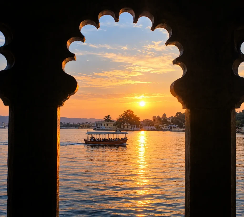 Traditional Udaipur heritage architecture.